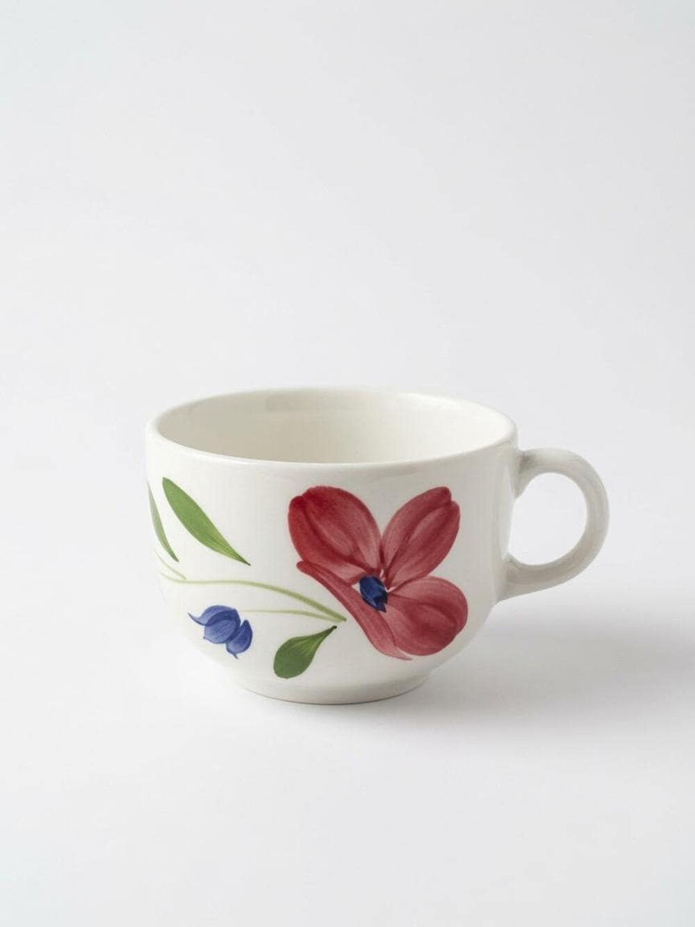 Vintage MAXAM Hand Painted Porcelain Teacup, 1950s Japanese Fine China Gold Trim